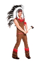 Indian Chief Men Costume