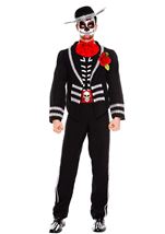 Adult Day of the Dead Mariachi Men Costume