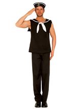Sailor Men Costume Black