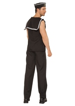 Adult Sailor Black White Men Costume