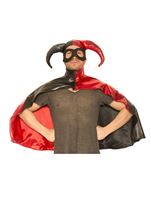 Men Harley Jester Hooded Cape with Mask