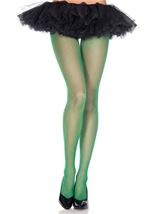 Kelly Green Fishnet Woman Pantyhose