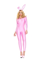 Adult Pink Bunny Woman Costume