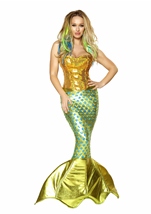 Adult Siren Of The Sea Deluxe Mermaid Woman Costume