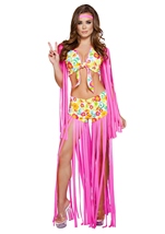 Adult Foxy Flower Child Women Costume