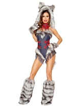 Adult Big Bad Wolf Woman Costume