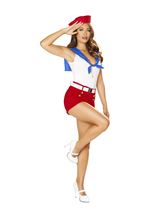Adult Ahoy Sailor Woman Costume