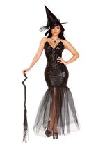 Adult Witch With An Evil Spell Woman Costume 