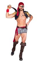 Adult Captain Hunk Men Costume