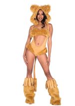 Adult Queen Of The Jungle Lion Women Costume
