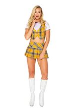 Beverly Hills Blue Clue Schoolgirl Women Costume