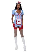 Adult Retro Nurse Women Costume