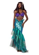 Adult Mesmerizing Sequin Mermaid Women Costume