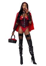 Enchanted Ride Forest Minx Red Women Costume