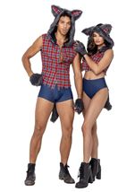 Adult Full Moon Werewolf Men Costume