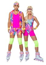 Adult Retro Rollerblade Stud Men Costume