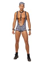 Tempting Prisoner Men Costume