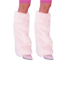 Baby Pink Furry Leg Warmers
