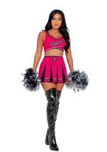 Adult Playboy Cheer Squad Women Costume Pink