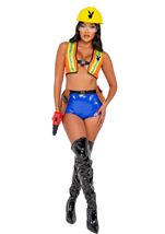 Adult Playboy Construction Cutie Women Costume