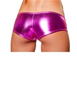 Adult Hot Pink Metallic Dance Wear Low Rise Short