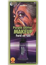 Purple Glitter Makeup