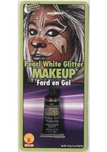 Pearl White Glitter Makeup