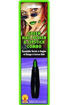 Green Nail Polish And Lipstick Combo