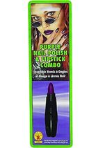 Purple Nail Polish And Lipstick Combo