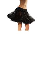 Women Long Black Petticoat