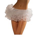 Women White Short Tutu