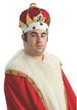 Deluxe Royal King Men Crown
