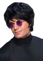 Pop Star Men Wig Black