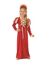 Medieval Princess Girls Costume