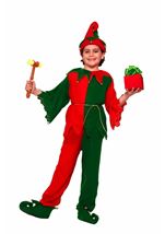 Kids Santa Elf  Unisex Costume