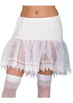 Snowflake White Women Petticoat