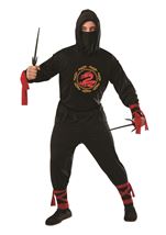 Black Ninja Men Costume