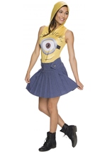 Adult Minions Women Hooded Costume