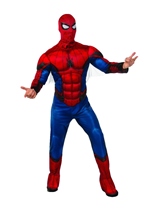 Adult Homecoming Spider Man Deluxe Muscle Men Costume