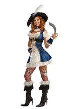 Bonnie Blue Pirate Woman Costume
