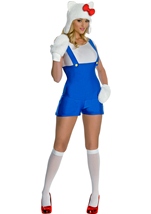 Hello Kitty Blue Romper Women Costume