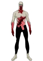 Zombie Skin Suit Men Costume