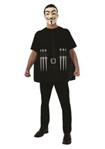 V For Vendetta Men Costume