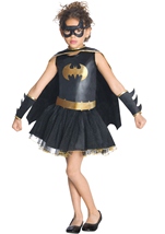 One Size BuyCostumes G31612_NS Girls Batgirl Footless Tights 