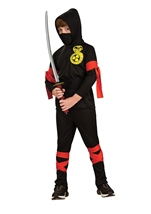 Kids Boys Black Ninja Costume