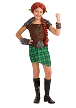 Kids Shrek Fiona Girls Costume