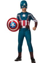 Retro Captain America Boys Costume