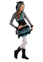 Zebra Tween Girl Costume