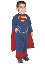 Kids Man Of Steel Super Man Toddler Costume