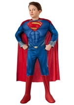 Kids Super Man Boys Muscle Light Up Costume